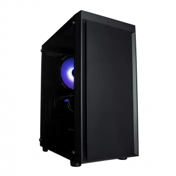 Zalman T3 PLUS mATX Mini bokštas korpusas, juodas, akrilo langas, 2 ventiliatoriai