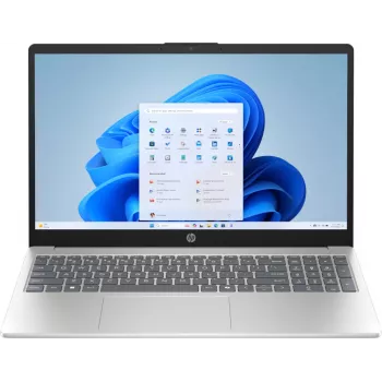 HP 15-fc1131ng 15,6 colio FHD nešiojamas kompiuteris - AMD Ryzen 3 7320U, 8GB RAM, 512GB SSD, Windows 11 Home, Natural Silver