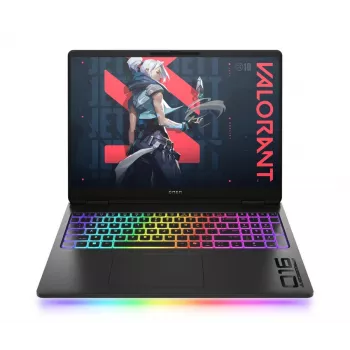 HP OMEN MAX Gaming 16-ah0013ns 16 colių WQHD 165Hz nešiojamas žaidimų kompiuteris - Intel Core Ultra 9 275HX, 32GB DDR5, 1TB SSD, NVIDIA GeForce RTX 5070 Ti 12GB, Windows 11 Home, Shadow Black
