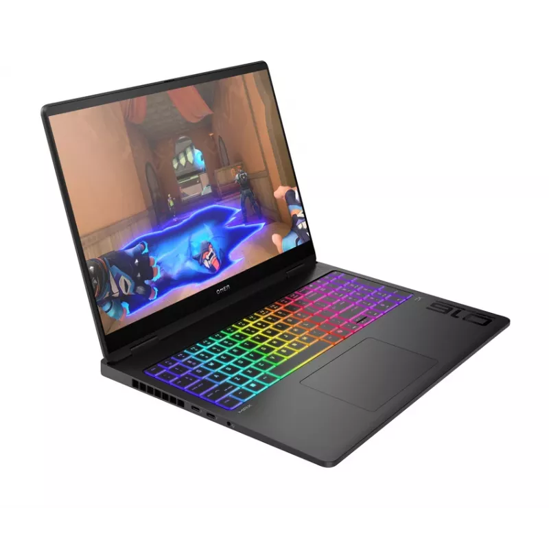 HP OMEN MAX Gaming 16-ah0013ns 16 colių WQHD 165Hz nešiojamas žaidimų kompiuteris - Intel Core Ultra 9 275HX, 32GB DDR5, 1TB SSD, NVIDIA GeForce RTX 5070 Ti 12GB, Windows 11 Home, Shadow Black