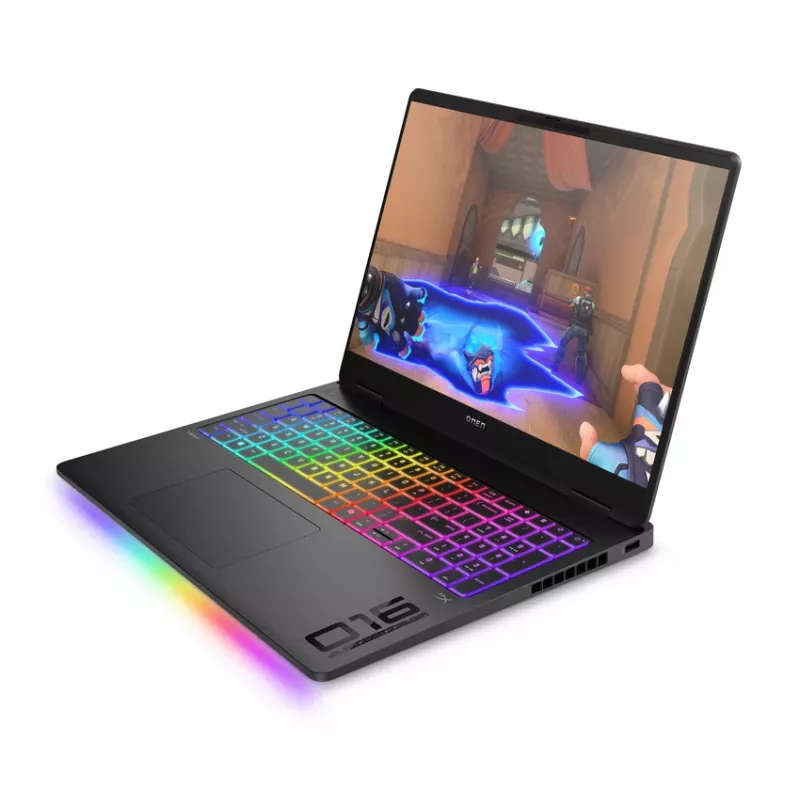 HP OMEN MAX Gaming 16-ah0013ns 16 colių WQHD 165Hz nešiojamas žaidimų kompiuteris - Intel Core Ultra 9 275HX, 32GB DDR5, 1TB SSD, NVIDIA GeForce RTX 5070 Ti 12GB, Windows 11 Home, Shadow Black