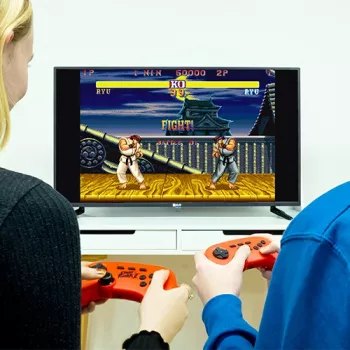 FIZZ CREATIONS Street Fighter II Duel Retro Arcade Console su 621 žaidimu, HDMI/AV, 2 valdikliai