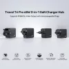UNITEK P1242ABK01 GaN 3-in-1 kelionių įkroviklis ir stotelė 65W su 4K@60Hz HDMI, USB-A ir USB-C