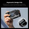 KF fotoaparato narvelis su rankena, skirtas DJI Osmo Action 6 / Action 5 / Action 4 / Action 3, aliuminio lydinys, juodas, KF12.0036