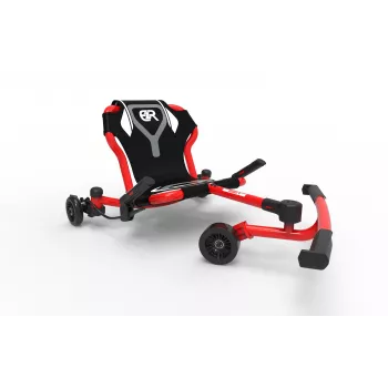EzyRoller Drifter X kojomis varomas dreifinis kartas vaikams nuo 4 iki 12+ metų, raudonas