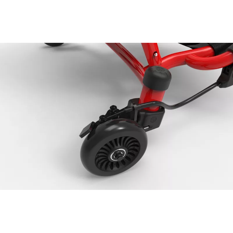 EzyRoller Drifter X kojomis varomas dreifinis kartas vaikams nuo 4 iki 12+ metų, raudonas