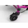 EzyRoller Drifter X Pink vaikiškas dreifuojantis go kartas (6-14 m.), varomas kojomis, reguliuojamo ilgio 73-107 cm, max 70 kg, rankinis stabdis, PU ratai