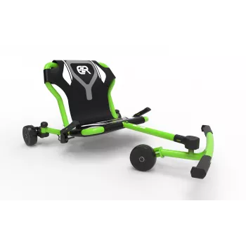 EzyRoller Drifter Pro X kojomis varomas drijftingo go-kartas nuo 10 metų - žalias