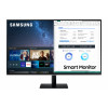 Samsung S27AM502NR 27 colių Full HD išmanusis monitorius su Tizen OS, HDR10, Wireless DeX, AirPlay 2, įmontuotais garsiakalbiais, juodos spalvos