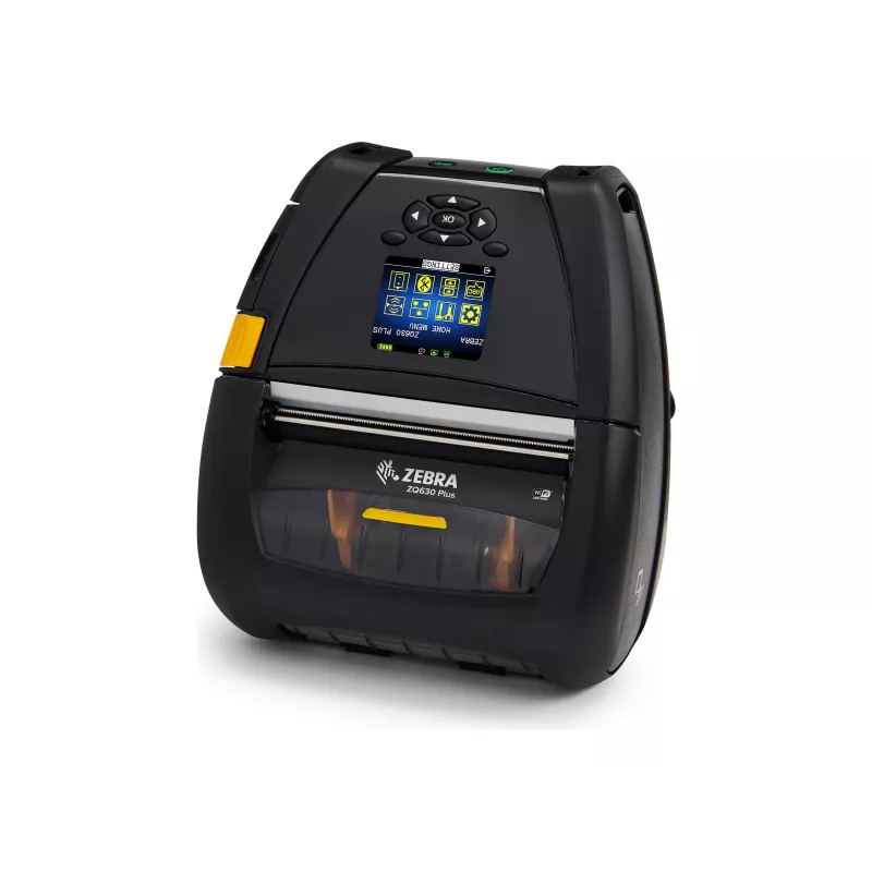 Zebra ZQ630 Plus mobilus spausdintuvas - tiesioginės terminės spaudos, Wi-Fi 6, Bluetooth 5.3, IP43