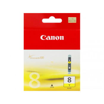 Canon CLI-8Y - 0623B006 geltonas rašalo kasetė, skirta PIXMA iP3500, iP4500, iP5300, MP510, MP520, MP610, MP960, MP970, MX700, MX850, Pro9000