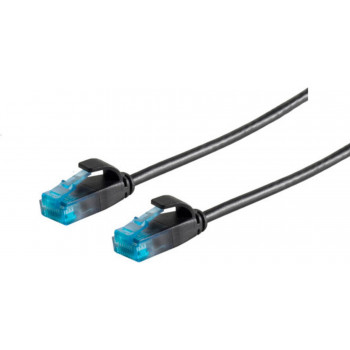 S/CONN maximum connectivity S-Conn 08-22305 U/UTP (UTP) juodas 0,3m Cat6 tinklo kabelis (08-22305) - Kabelis - Tinklas