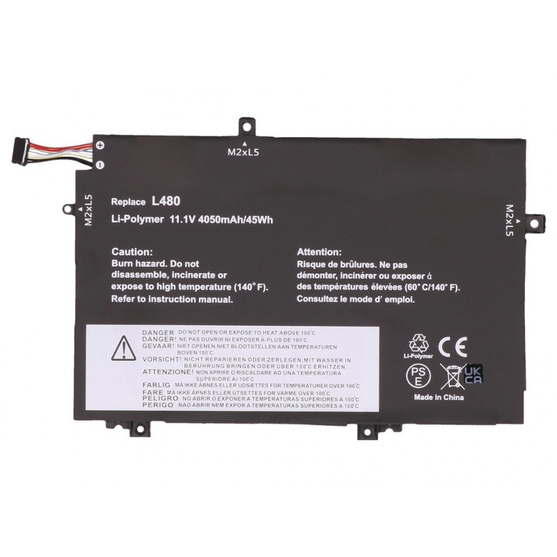 2-Power pagrindinė baterija, skirta Lenovo ThinkPad L480 20LS - 45Wh, 3 elementų Li-ion (2P-01AV465)