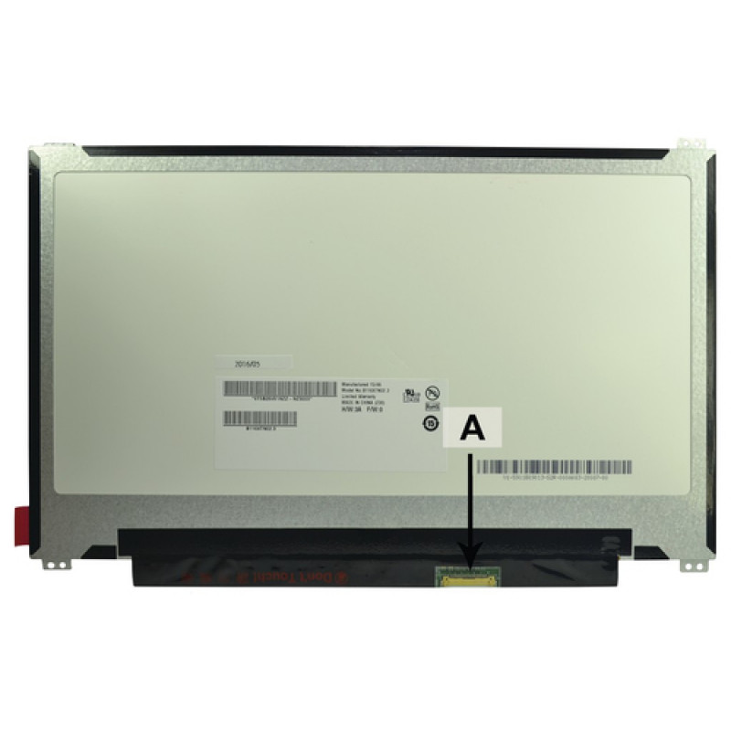 2-power 11,6 colio HD LED matinis nešiojamojo kompiuterio ekranas - 1366x768, 30 kontaktų eDP (2P-18010-11670400)