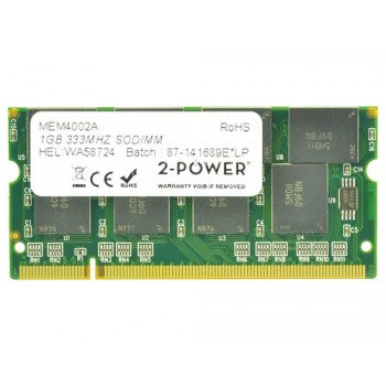 2-POWER 1GB PC2700 333MHz SODIMM DDR atmintis (2P-A0743544)