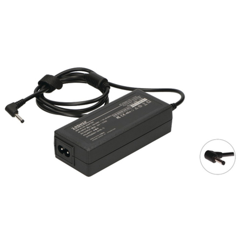 2-Power 65W kintamosios srovės adapteris 19V 3,42A su maitinimo laidu (2P-ADLX65CDGK2A)