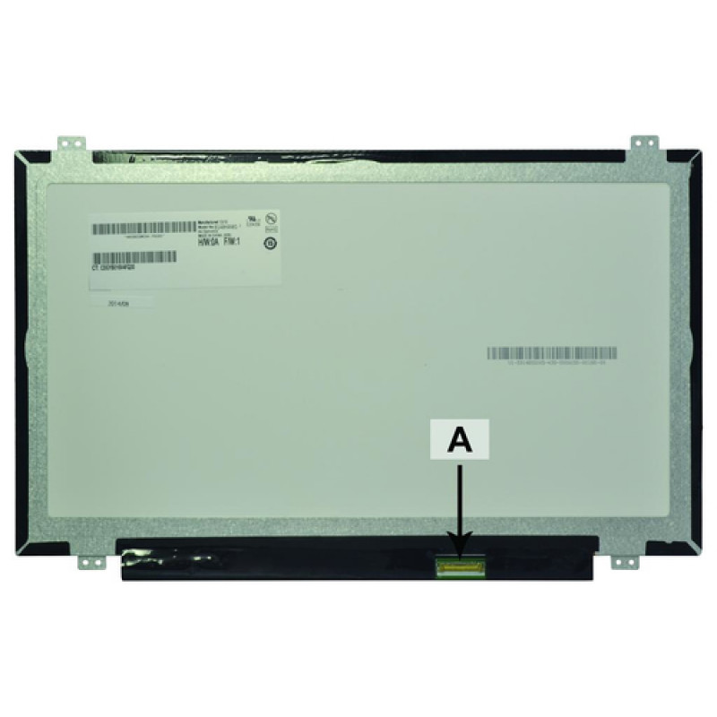 2-power 2P-B140HAN01.3 14 colių Full HD IPS ekranas, skirtas DELL Latitude E7440