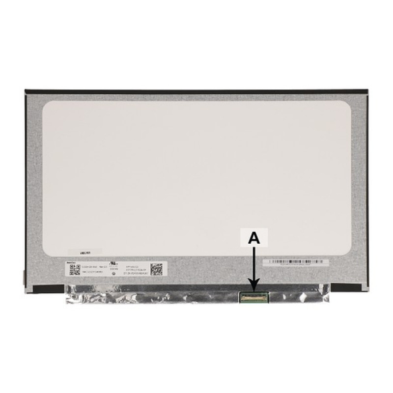 2-Power 13,3 colio FHD IPS ekrano panelė be tvirtinimo auselių (3 mm plona, matinė)