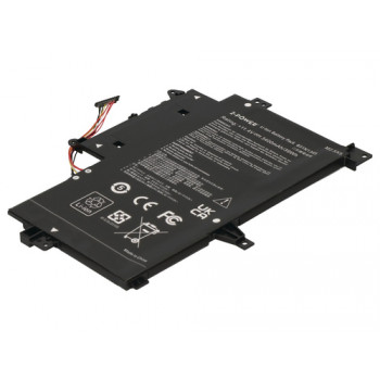 2-Power pagrindinė baterija, skirta Asus Transformer Book Flip TP500LA - 3400 mAh, 3 celių, ličio jonų (2P-B31N1345)