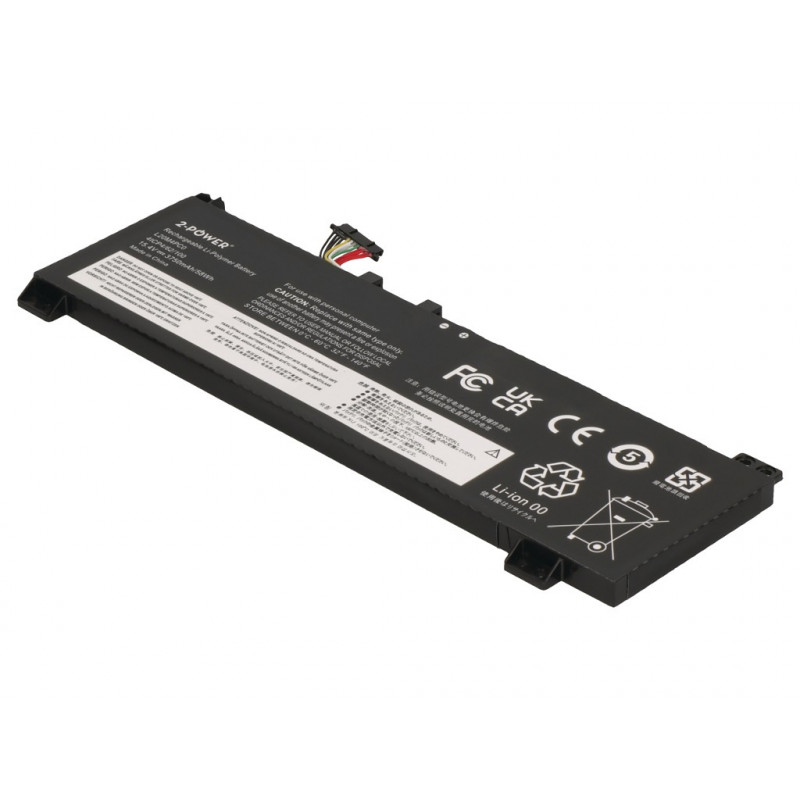 2-Power pagrindinė baterija Lenovo Legion 5-15ACH6 82JW - 60Wh 3 celių ličio jonų (2P-L20C4PC0)