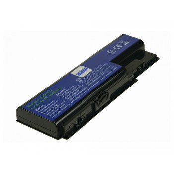 2-Power 2P-MS2221 6 elementų Li-Ion nešiojamojo kompiuterio baterija, 4400 mAh, 10,8 V, 47,52 Wh, juoda (2P-MS2221)