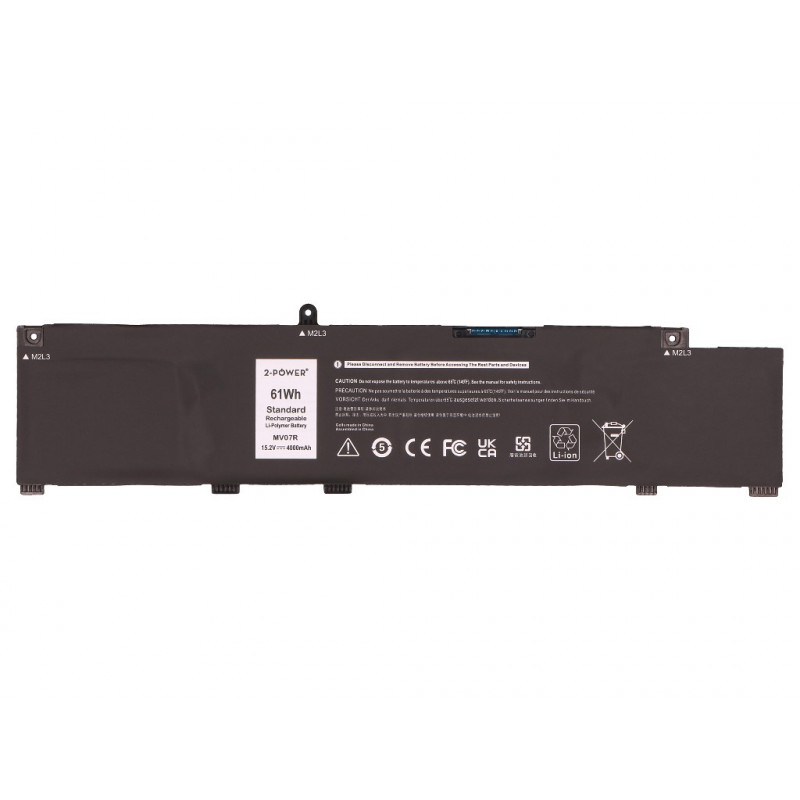 2-Power 2P-MV07R ličio jonų baterija, skirta Plantronics Voyager 5200 serijos ausinėms – 61 mAh, 3,7 V (2P-MV07R)