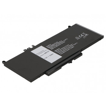 2-Power pagrindinė baterija 44Wh Dell Latitude E5470 - 44 mAh (2P-TXF9M)