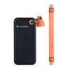 Verbatim 32418 Pocket SSD 256 GB USB Type-C USB 3.2 Gen 2 1000 MB/s juoda/oranžinė