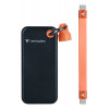 Verbatim 32418 Pocket SSD 256 GB USB Type-C USB 3.2 Gen 2 1000 MB/s juoda/oranžinė