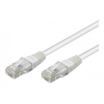 Goobay CAT 6 U/UTP CCA 5 m baltas tinklo laidas