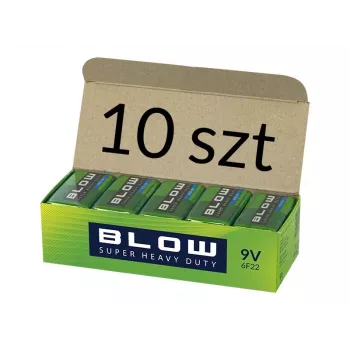 BLOW 9V 6F22 Super Heavy Duty baterija 10 vnt.