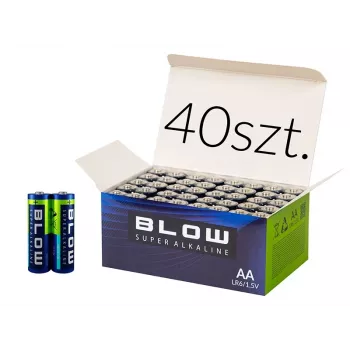 BLOW AA LR6 Super Alkaline baterijos, 40 vnt.