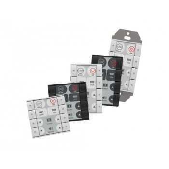 Biamp Impera Sierra II 8EUW 8 mygtukų valdymo pultas, baltas