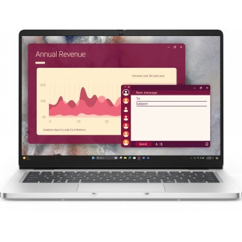 DELL PRO 14 U5-235U/14FHD+/16GB/512SSD/W11P/3PS (US-KB) - 14 colių verslo nešiojamas kompiuteris