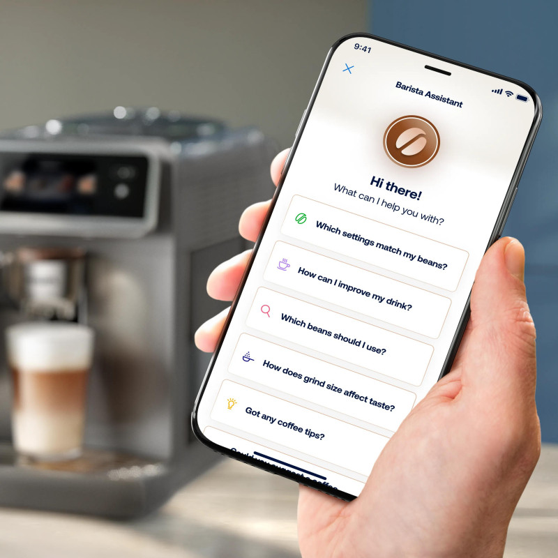 Philips EP8757/92 pilnai automatinis kavos aparatas su LatteGo, pilka spalva
