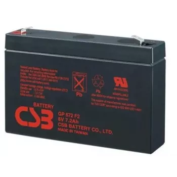 CSB GP672 6V 7,2Ah AGM baterija su F2 gnybtais