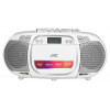 JVC RC-E451W baltas Boombox su CD, Bluetooth, FM/AM radiju ir USB