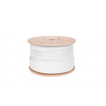 CABLETECH KAB0013 F690 koaksialinis kabelis 75 omų, baltas, 305 m ritė