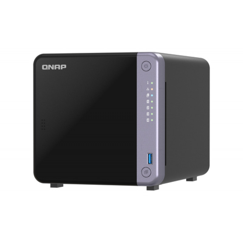 QNAP TS-432X-4G 4 lizdų NAS 0/4 HDD/SSD, 2x 2.5G Ethernet, 1x 10G SFP+, 4GB RAM