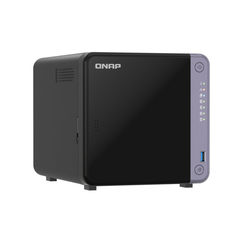 QNAP TS-432X-4G 4 lizdų NAS 0/4 HDD/SSD, 2x 2.5G Ethernet, 1x 10G SFP+, 4GB RAM