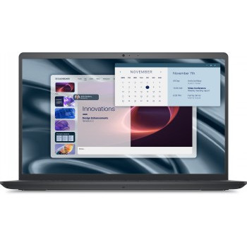 DELL Pro 15 Essential R5-7520U 15,6 colio FHD nešiojamas kompiuteris - 8GB, 512GB SSD, Windows 11 Pro, anglies spalvos (JAV klaviatūra)