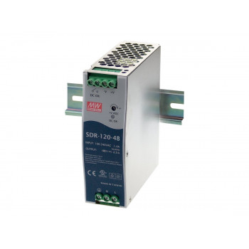 Black Box SDR-120-48 120W 48V DC maitinimo šaltinis DIN bėgeliui