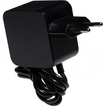 Raspberry Pi SC1408 15,3W USB-C fiksuotos įtampos maitinimo adapteris - 5,1V 3A, Europlug, juodas