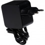 Raspberry Pi SC1408 15,3W USB-C fiksuotos įtampos maitinimo adapteris - 5,1V 3A, Europlug, juodas