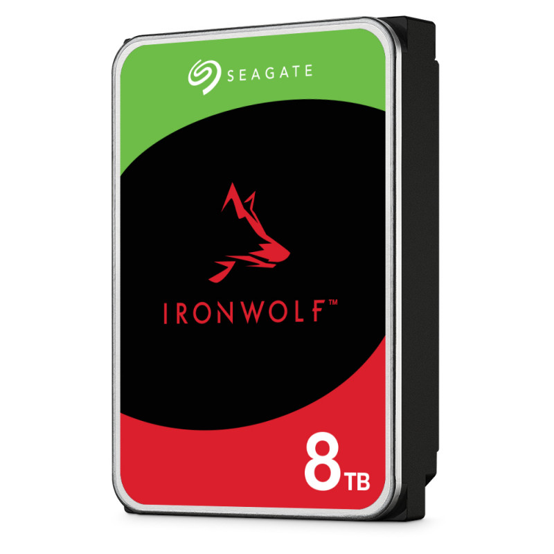 Seagate IronWolf 4x8TB NAS HDD rinkinys – 32TB, 7200rpm, SATA 6Gb/s, 256MB talpykla, CMR, 24x7