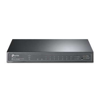 TP-LINK JetStream TL-SG2210P V3 - Smart tinklo jungiklis - 8 x 10/100/1000 + 2 x SFP - stalinis - PoE (58 W)