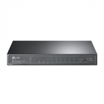 TP-LINK JetStream TL-SG2210P V3 - Smart tinklo jungiklis - 8 x 10/100/1000 + 2 x SFP - stalinis - PoE (58 W)