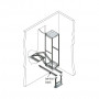 Vaddio Middle Atlantic TRACKL Rack-Track išlyginimo rinkinys