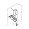 Vaddio Middle Atlantic TRACKL Rack-Track išlyginimo rinkinys