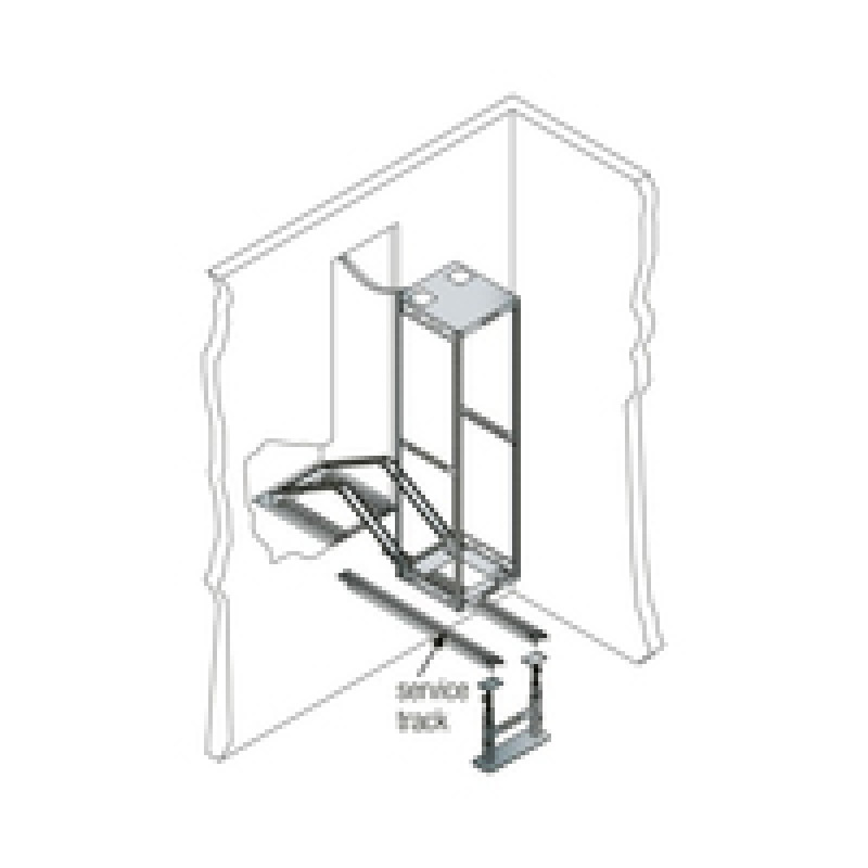 Vaddio Middle Atlantic TRACKL Rack-Track išlyginimo rinkinys